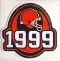 Browns' inaugural season patch, which was worn their jerseys upon the resumed expansion franchise's return to the NFL in 1999.