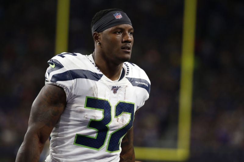 Chris Carson Scores First NFL Touchdown as a Seattle Seahawk – Pistols  Firing