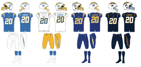 Lance Alworth Chargers Throwback Jersey - Mississippi Sports Hall