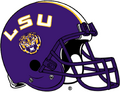 NCAA-SEC-LSU Tigers purple helmet