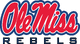 Ole Miss Rebels Alternate Logo-Yale Blue