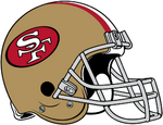 NFL-NFC-SF49ers 1988-1995 Helmet-Left Face