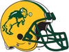 North Dakota State Bison yellow helmet