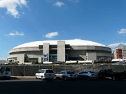 The Hoosier Dome was constructed with a view to attract an NFL franchise to Indianapolis