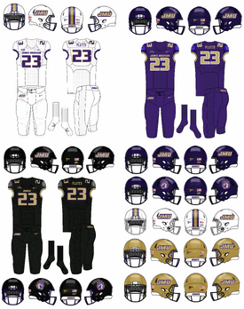 JMU Dukes football unis