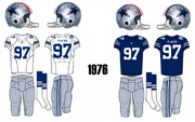 NFL-1976 Dallas Cowboys Uniforms