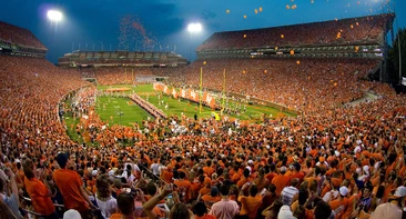 Clemson Memorial Stadium or "Death Valley