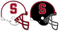 Stanford Cardinal Helmets