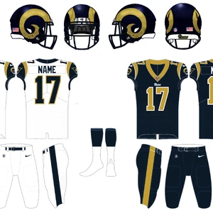 la rams jersey history