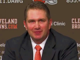 Chudzinski at February 2013 Browns' press conference