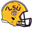 LSU Tigers Helmet Logo - NCAA Division I