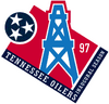 Tennessee Oilers 1997 Inauguaral Season logo