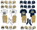 Akron Zips football uniforms-gold pants