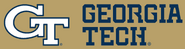 Georgia tech wordmark gt lockup gold background