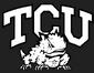 NCAA-Big 12-TCU Horned Frogs Black Logo