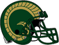 NCAA-MW-Colorado State Rams Green Gold Alt Helmet