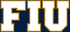 FIU Panthers-wordmark-navy blue background