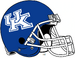 NCAA-SEC-UK Wildcats Helmet-Blue Plain