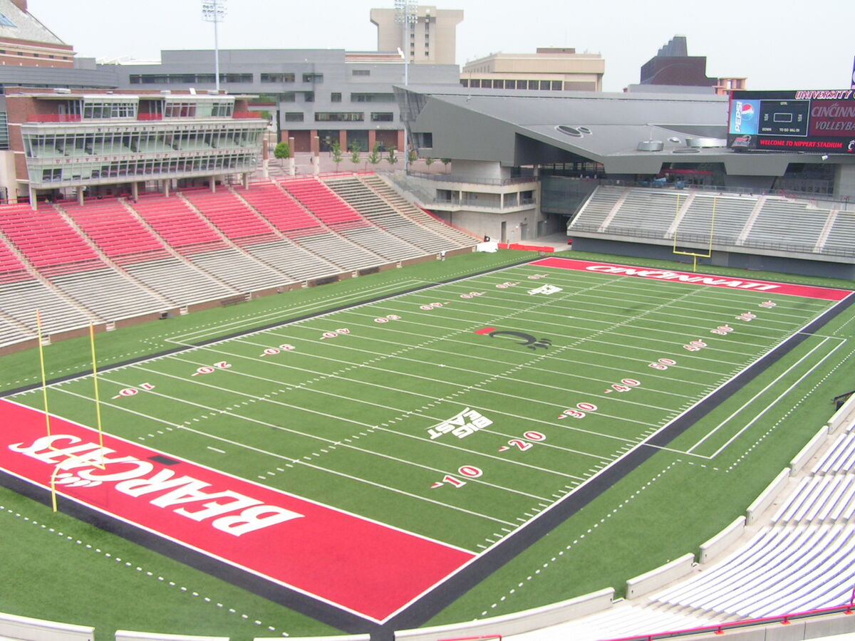 Cincinnati Bearcats Football - End Zone at Nippert Stadium