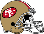 NFL-NFC-SF49ers-1964 1987 Helmet-Left Face