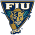 FIU Golden Panthers Alternate FIU navy blue mascot shield logo