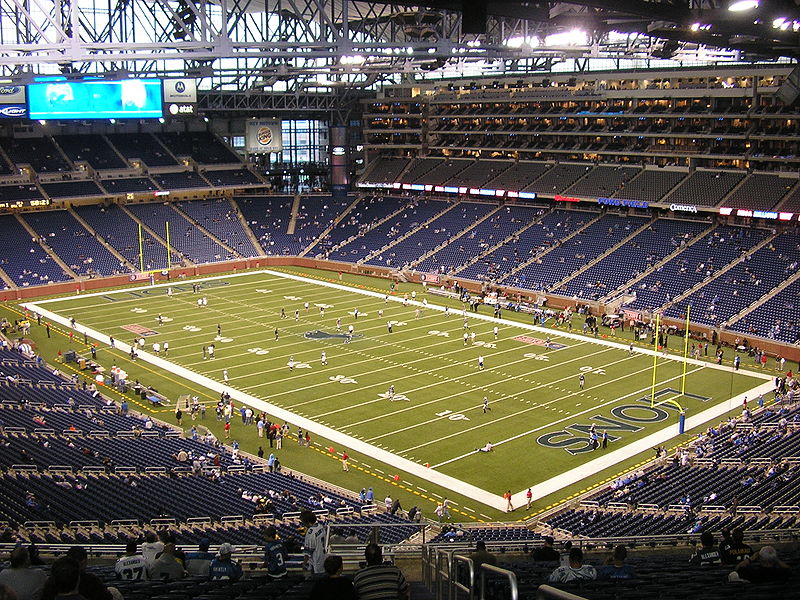 Ford Field, Detroit Lions football stadium - Stadiums of Pro Football