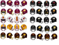 Central Michigan Chippewas helmets