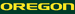 NCAA-Pac-12-Oregon Ducks Green Background Yellow script logo