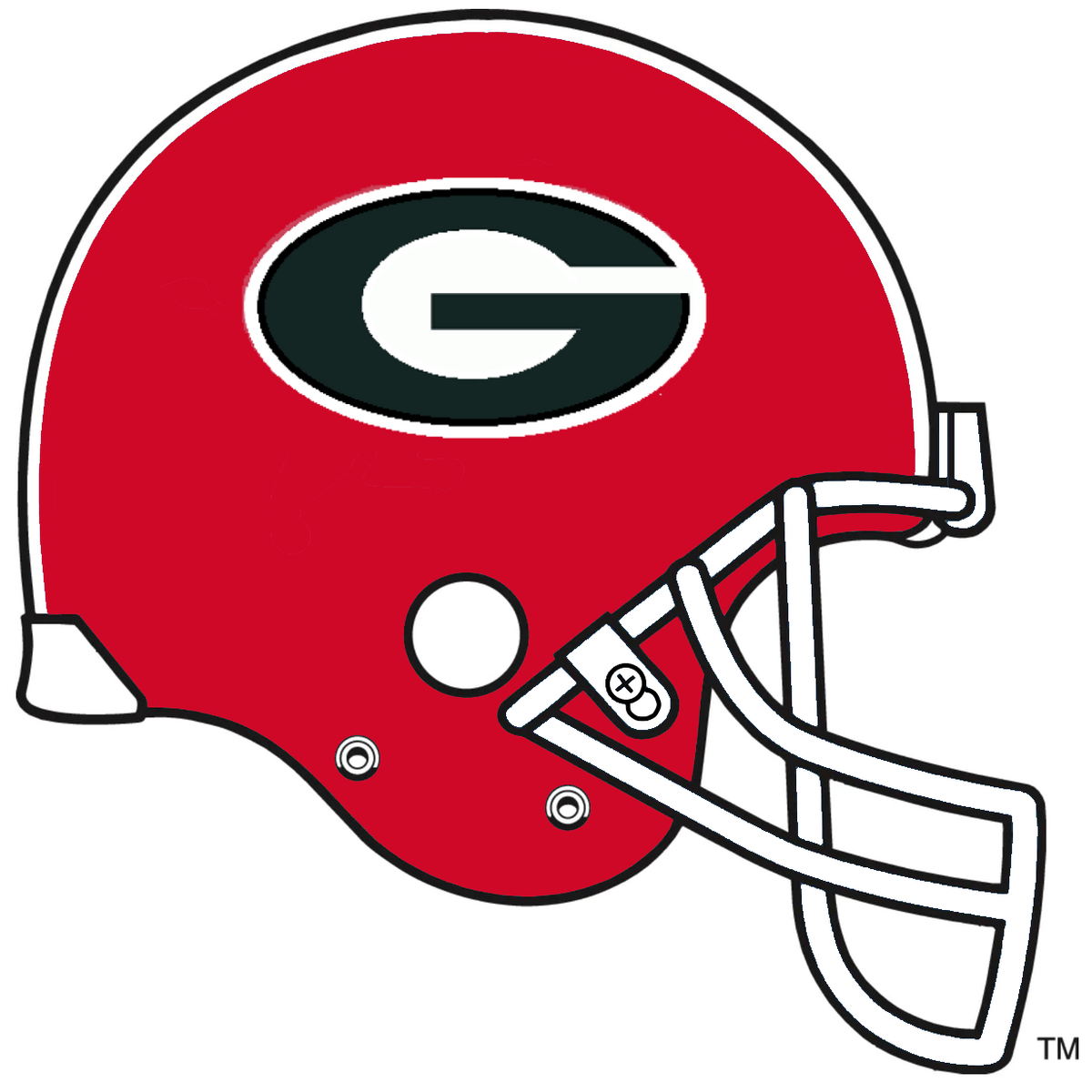 Packers Georgia Bulldogs football logo who had it first