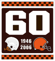 Cleveland Browns-1946-2006 60th Anniversary logo patch
