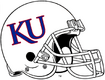 NCAA-Big 12-Kansas Jayhawks White helmet