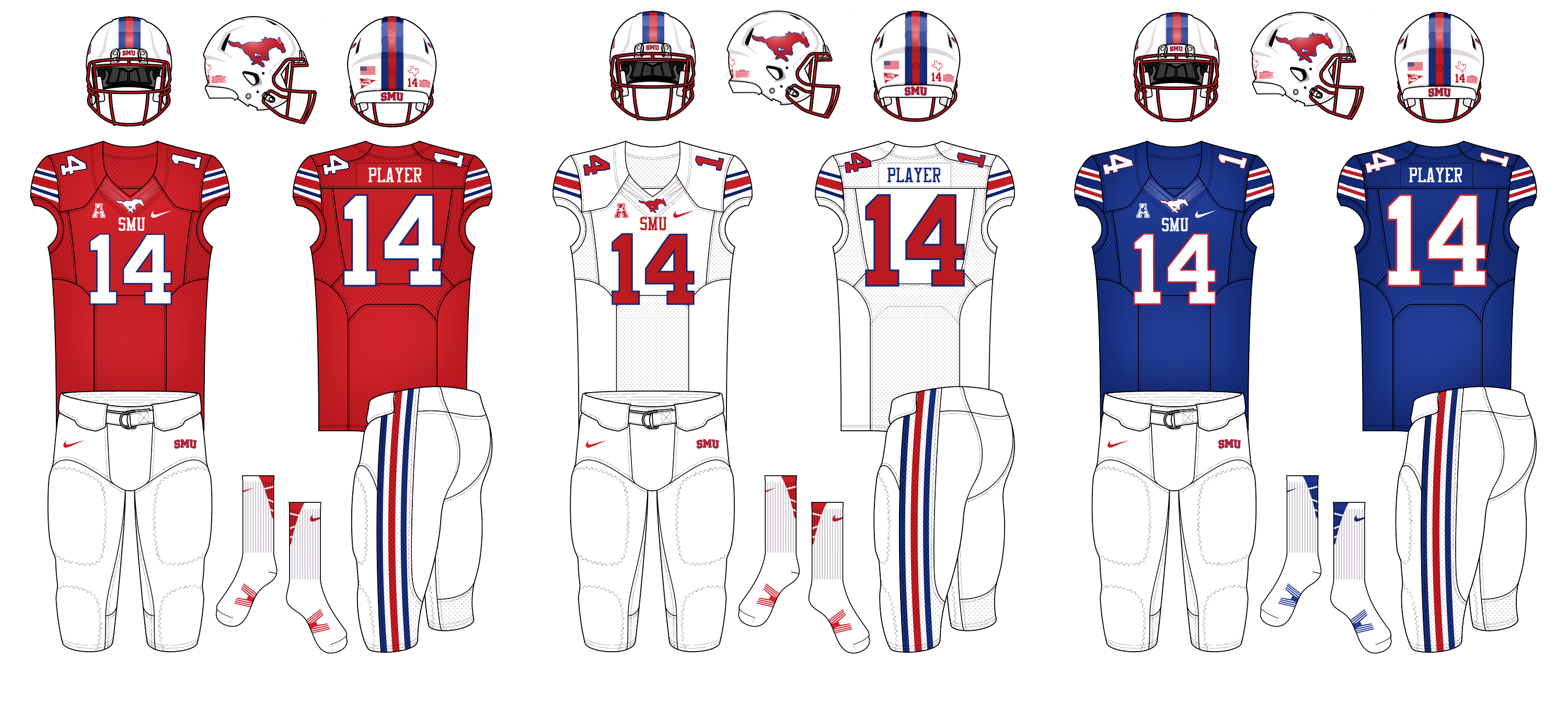 NCAA Jersey SMU Mustangs– Dogologie