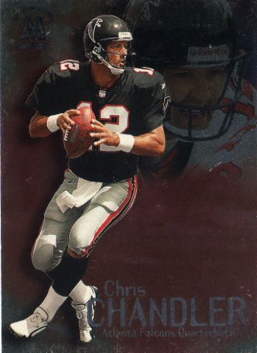 : 2001 Private Stock Chris Chandler Falcons Game Used