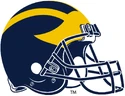 NCAA-Big 10-Michigan Wolverines Helmet