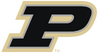 NCAA-Big 10-Purdue Boilermakers Black Gold Trim logo
