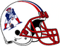 NFL-AFC-Helmet-NE-Patriots-Retro red facemask