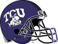 NCAA-Big 12-TCU Horned Frogs Purple Helmet