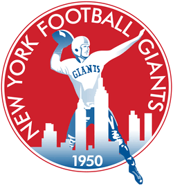 New York Giants Alternate Logo (1951)  New york giants logo, Giants  baseball, New york giants