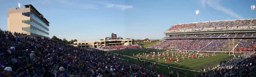The stadium as it appeared in 2006, with the former Dev Nelson press box on the left.