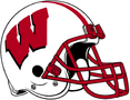 NCAA-Big 10-Wisconsin Badgers Helmet