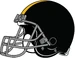 Pittsburgh Steelers helmet-grey facemask-Right side
