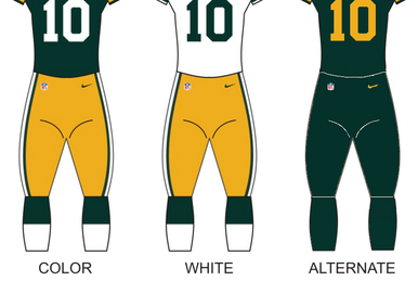 Green bay packers home and away jerseys top