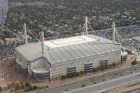 The Alamodome from the top of the Tower of the Americas