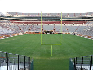 Darrell k royal texas memorial stadium north end zone