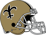 NFL-NFC-NO-1967-75 Saints helmet