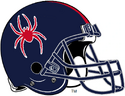 NCAA-CAA-Richmond Spiders navy blue football helmet