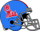 NCAA-SEC-Ole Miss Rebels Light Blue Alt Helmet