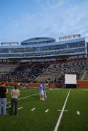 The press and luxury boxes.