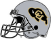 NCAA-Colorado Buffaloes Silver Helmet-Right side