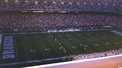 Mile High Stadium during a Broncos game on September 15, 1996